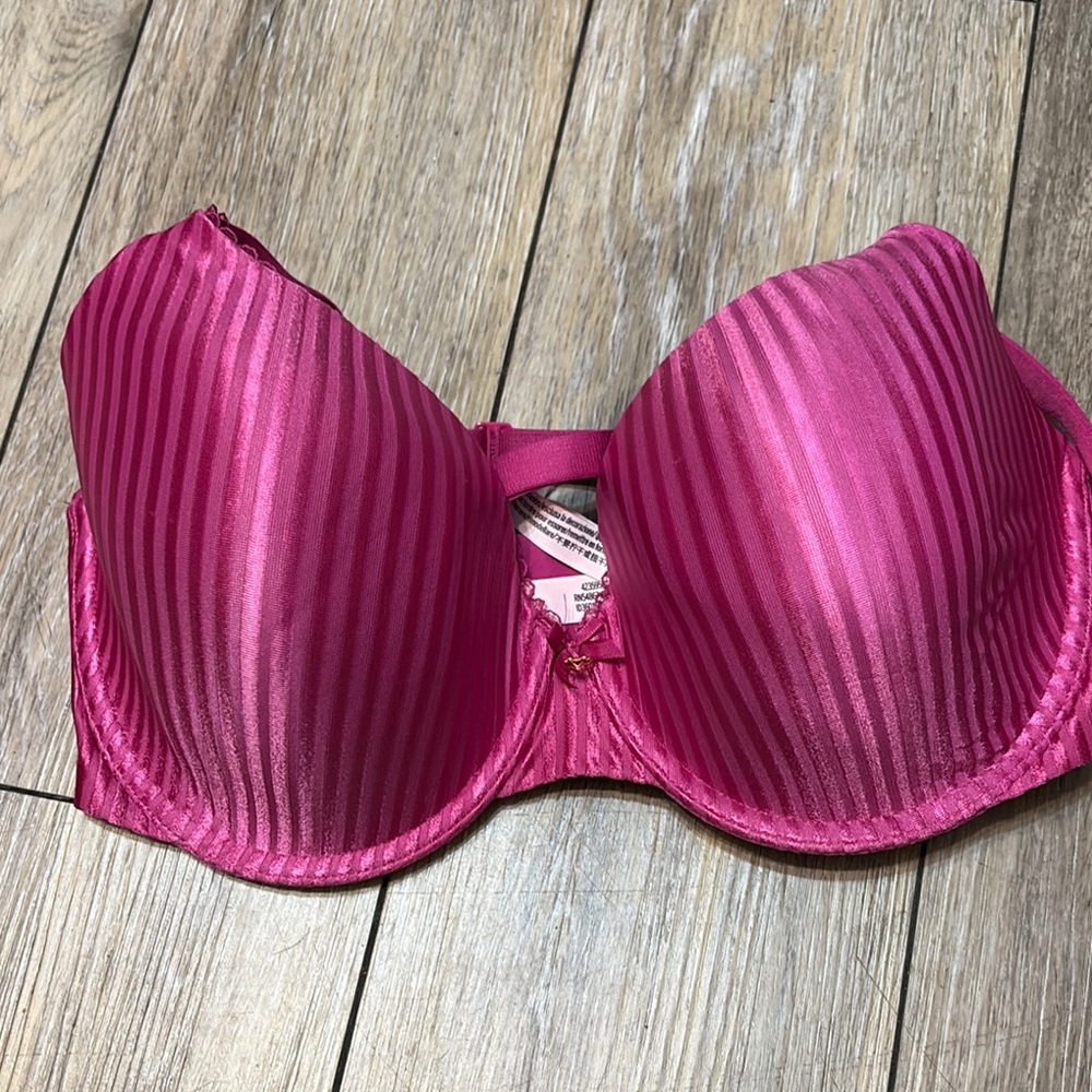 Victoria's Secret Hot Pink Striped Bra